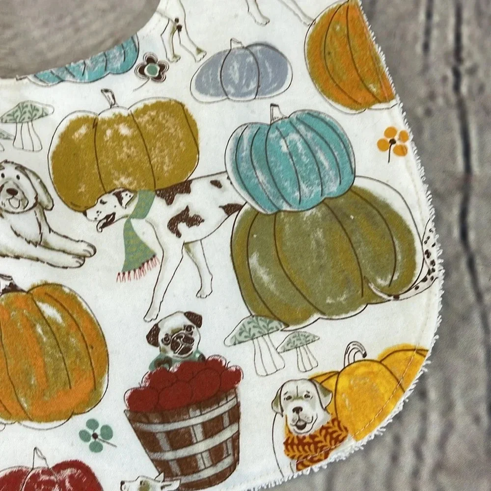 Designer hand crafted bib